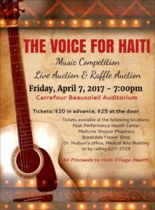 Voice for Haiti 2017