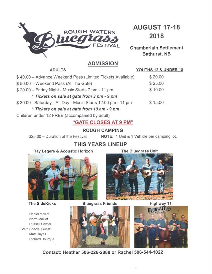 Rough Waters Bluegrass 2018
